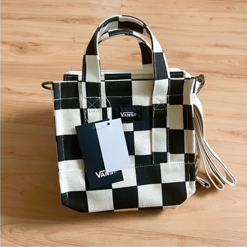 Vans Lil Pergs Checkerboard Tote Bag - Picture 6 of 11